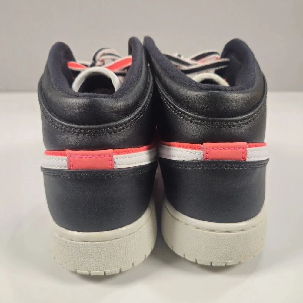 Nike Air Jordan 1 Mid SE GS White Infrared FB4417-016 Size 7Y Womens 8.5